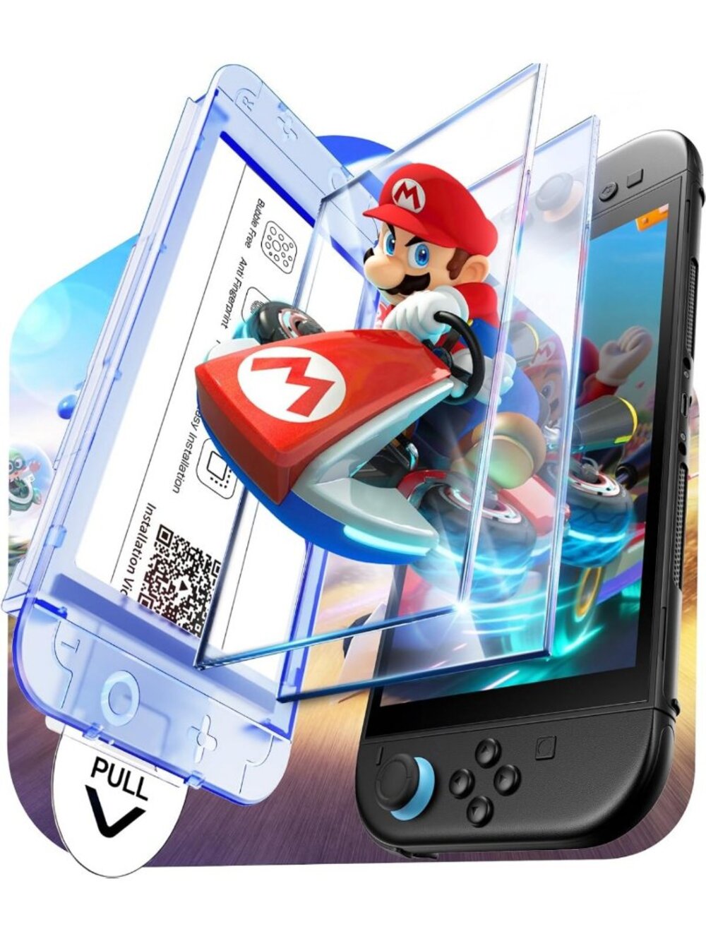 Tempered Glass Screen Protector for Switch 2 - 10H Military Grade, Eye